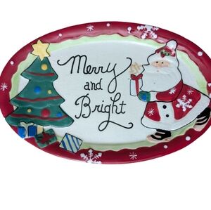 FREE! Fitz & Floyd Merry & Bright Platter/Plate